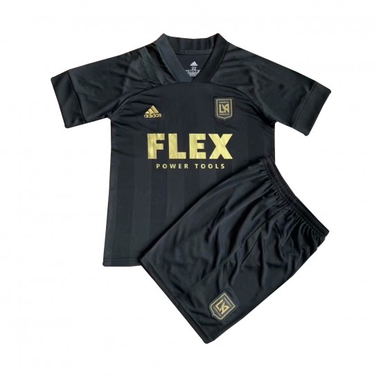 Camisola Los Angeles FC Criança Equipamento Primeiro 2021-2022 Manga Curta